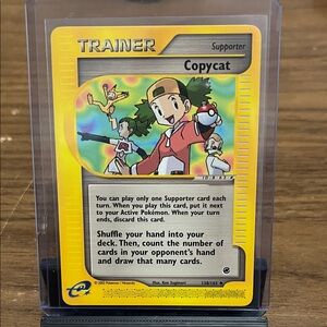 Pokemon Trainer Copycat 2002 Pokémon Nintendo Card